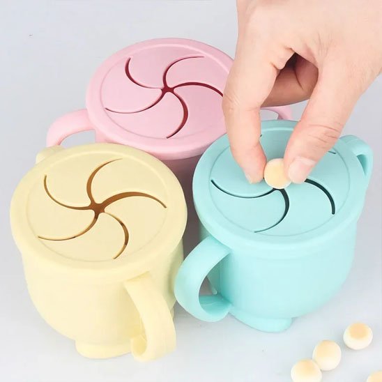 Pot conservation bébé  trois couleurs