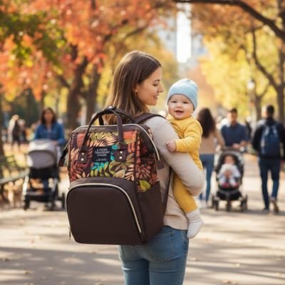 sac a dos a langer tuque bleue
