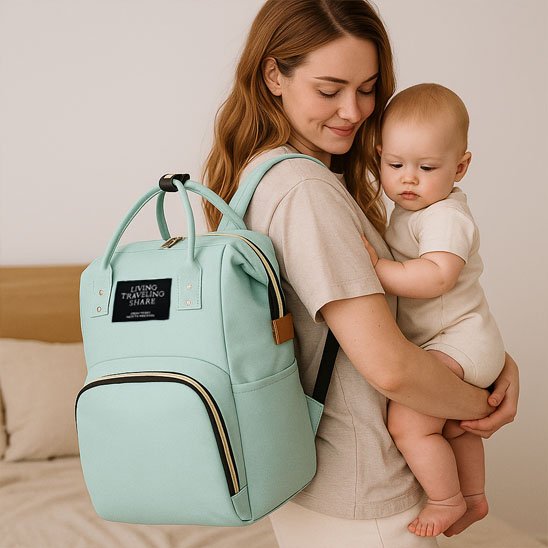 sac a dos bebe menthe