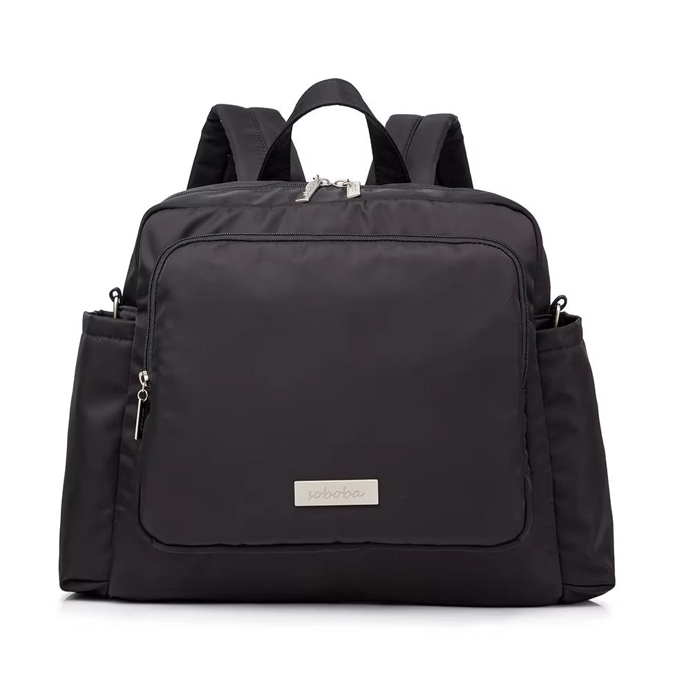 sac à langer à dos noir