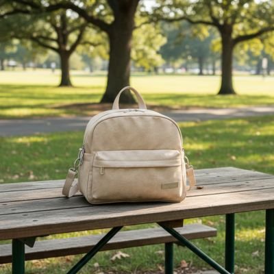 sac à langer à dos table kaki arbre