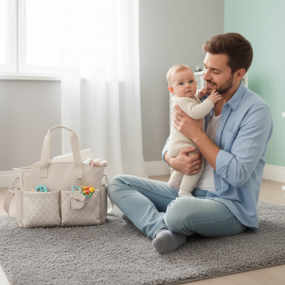 sac a langer bebe beige papa