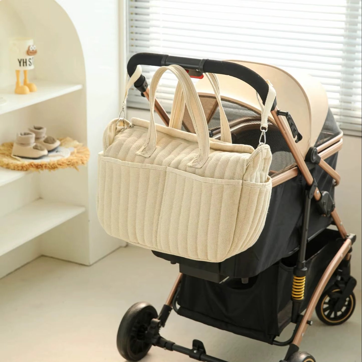 sac a langer bebe beige poussette