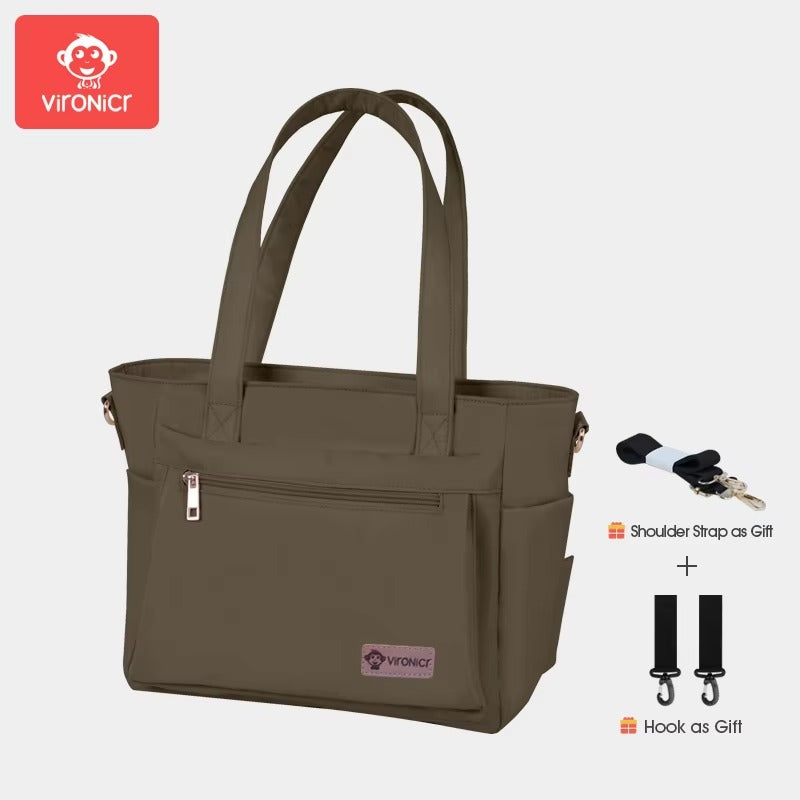 sac à langer bebe brun