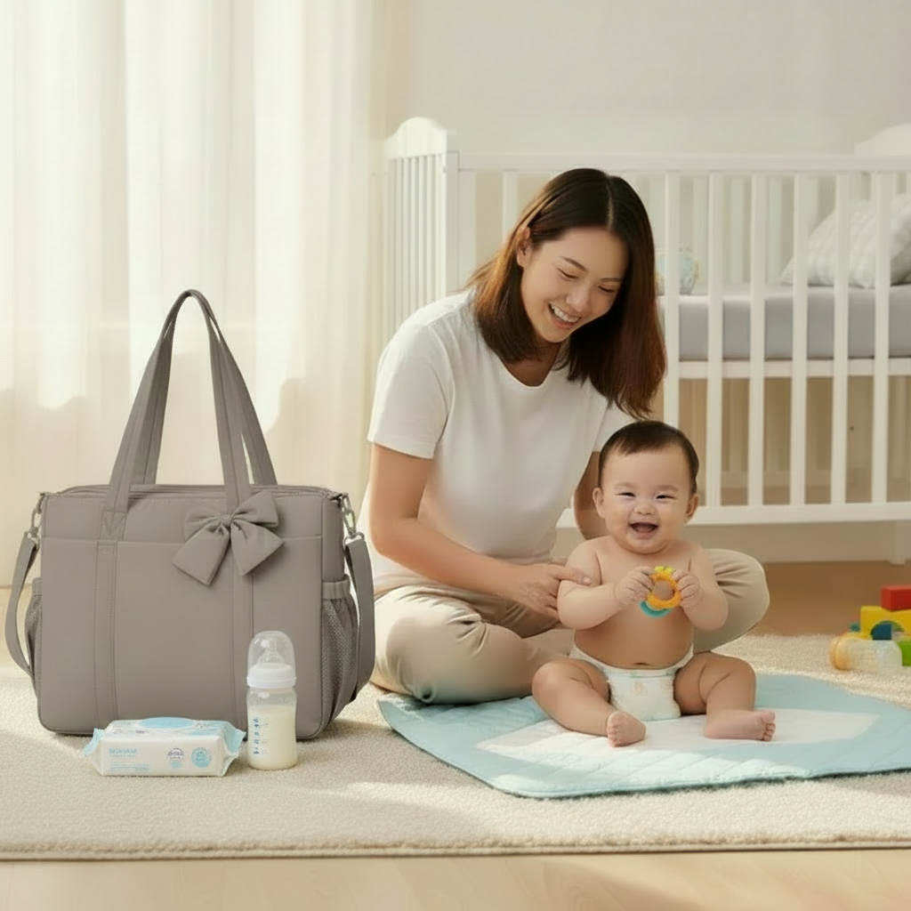 sac à langer bebe chambre avec maman
