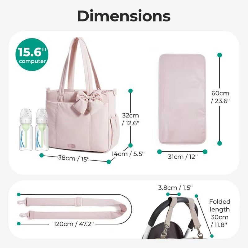 sac à langer bebe dimensions