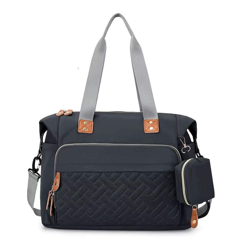 sac à langer bebe gris foncé