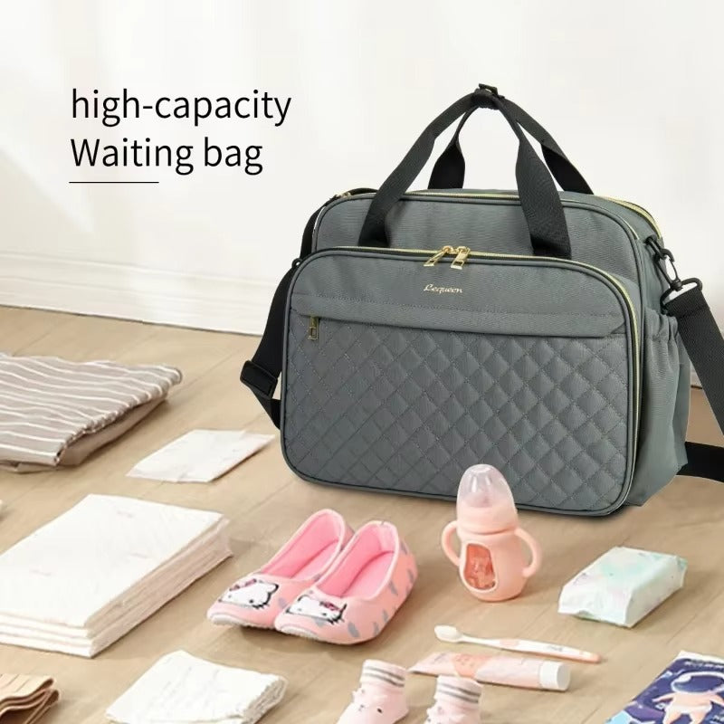 sac à langer bébé gris