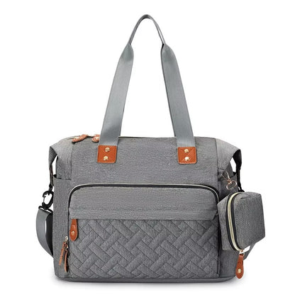 sac à langer bebe gris