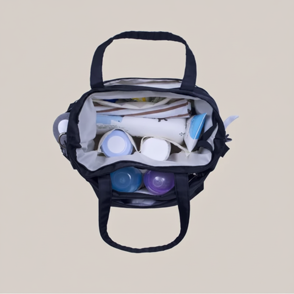 sac à langer bebe intérieur