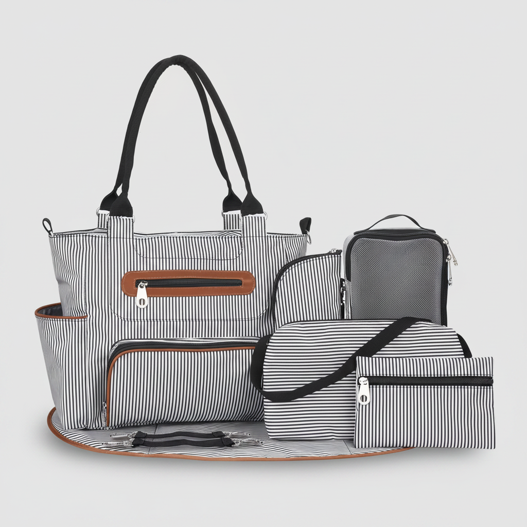 sac à langer bébé noir