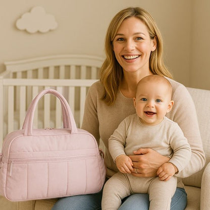 sac a langer bebe nuage rose