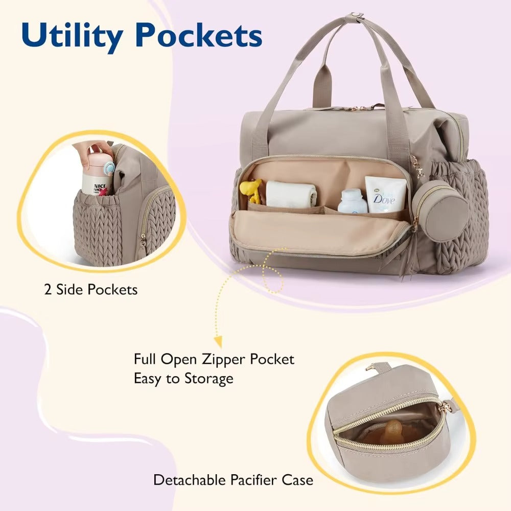 sac à langer bébé poches