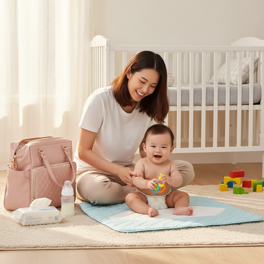 sac à langer bebe rose chambre