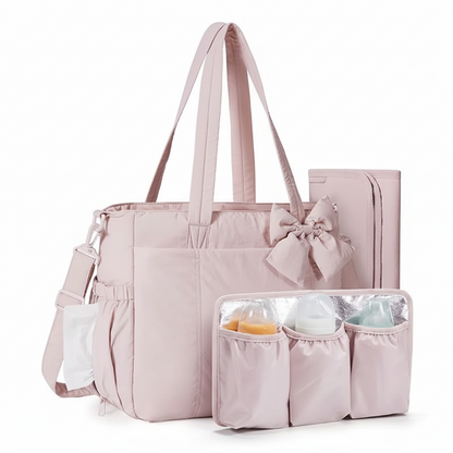sac à langer bebe rose