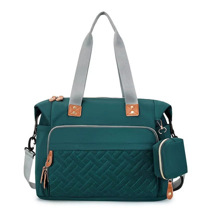 sac à langer bebe vert forêt