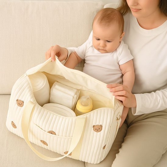 sac à langer genou