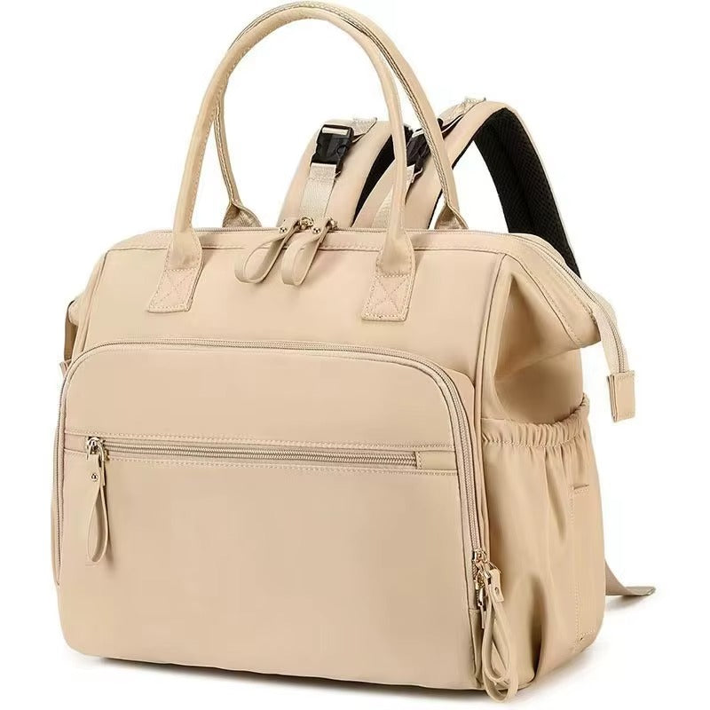 sac a langer sac a dos beige