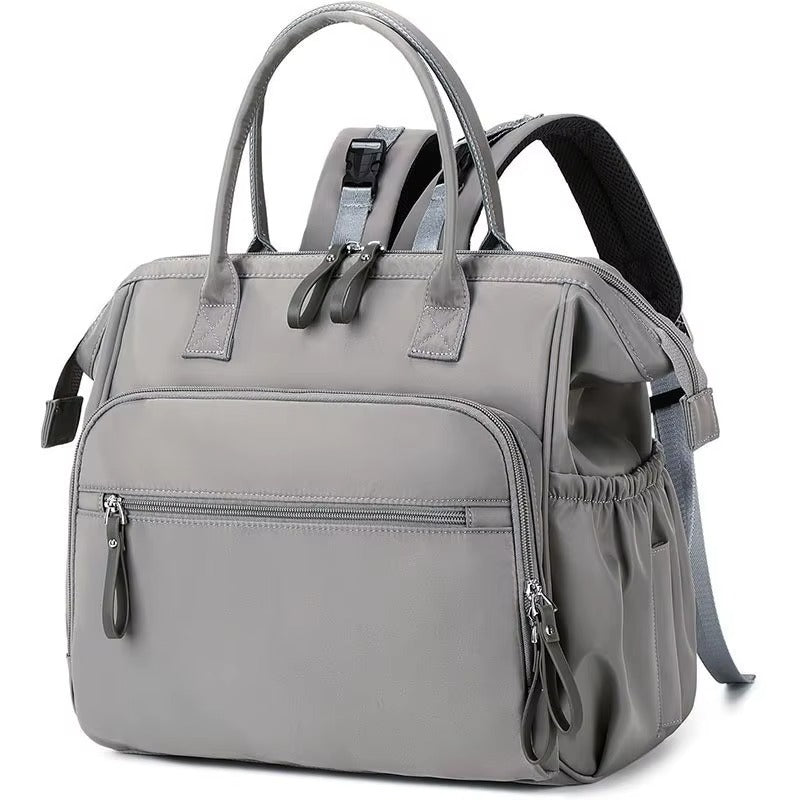 sac a langer sac a dos gris