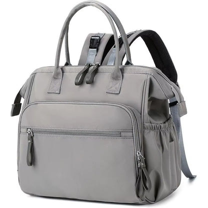 sac a langer sac a dos gris