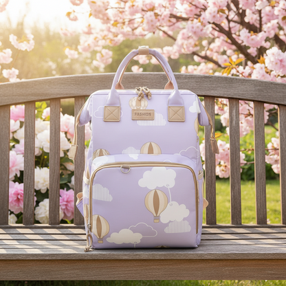 sac a langer sac a dos lilas variante