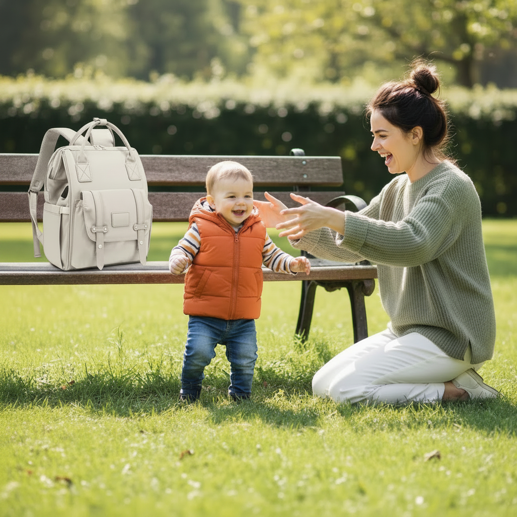 sac à langer sac à dos maman pas au parc
