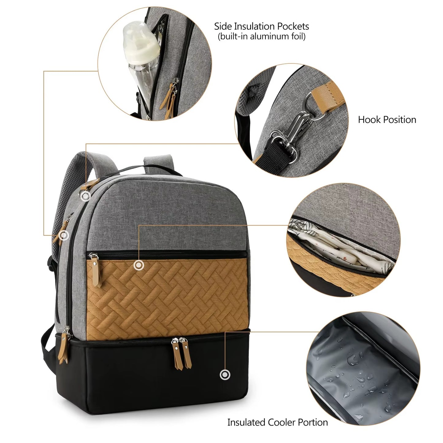 sac a langer sac a dos pochettes