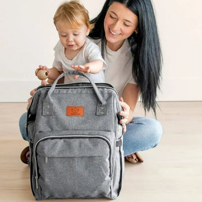 sac à langer sac à dos salon gris