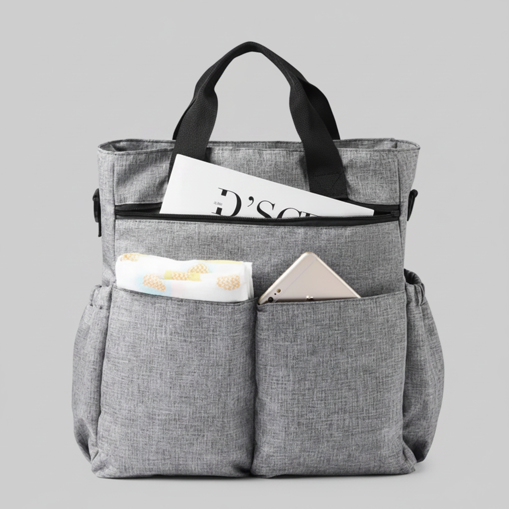 sac bebe à langer devant