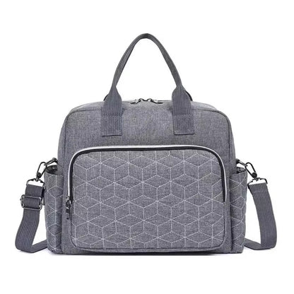 sac bebe à langer gris pâle