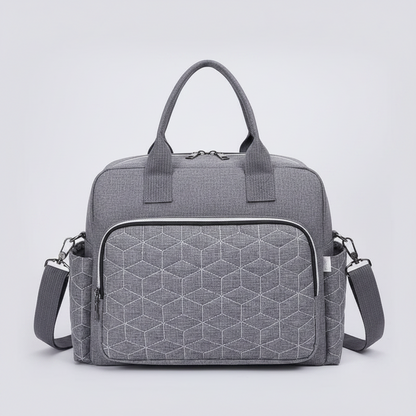 sac bebe à langer gris pâle