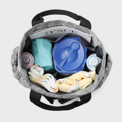 sac bebe à langer intérieur objets