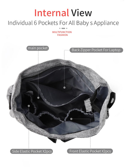 sac bebe à langer intérieur vide