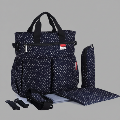 sac bebe à langer tibétan blue